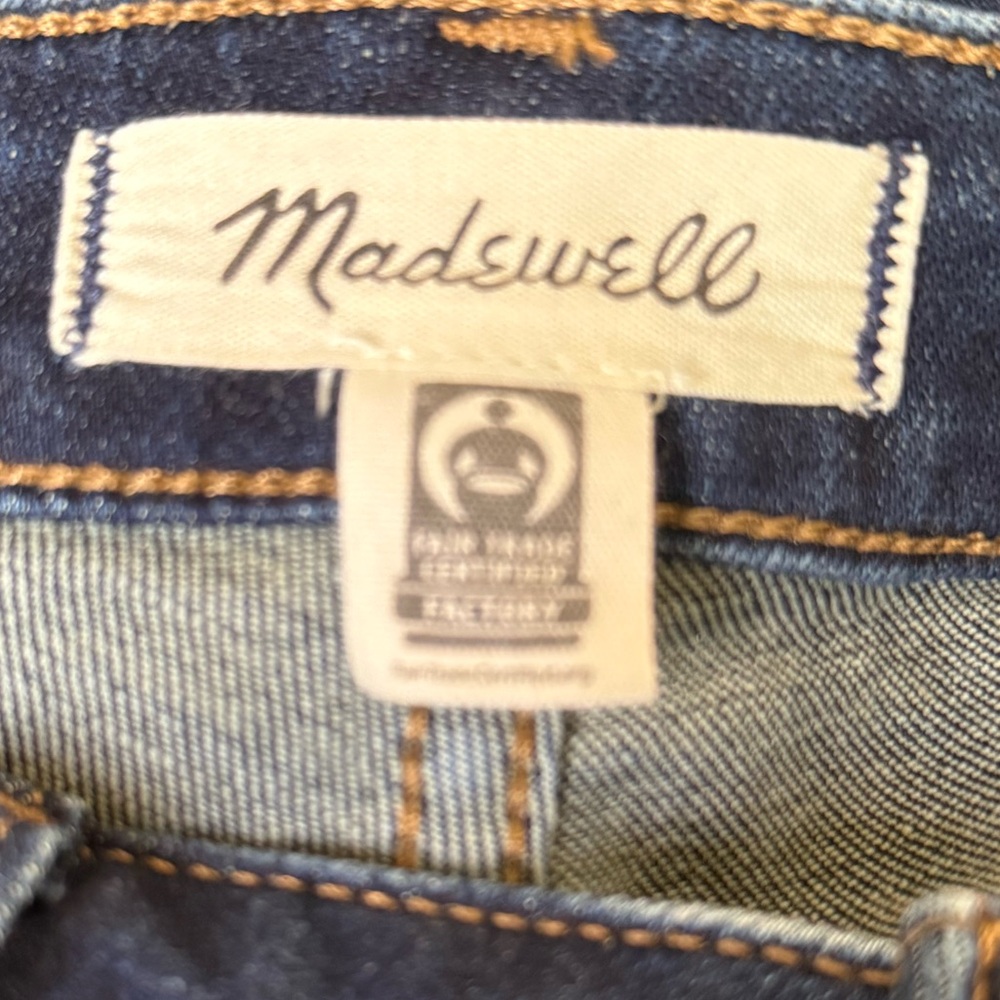 NEW MADEWELL  curvy Roadtripper skinny Jeans. 29T - Picture 4 of 7